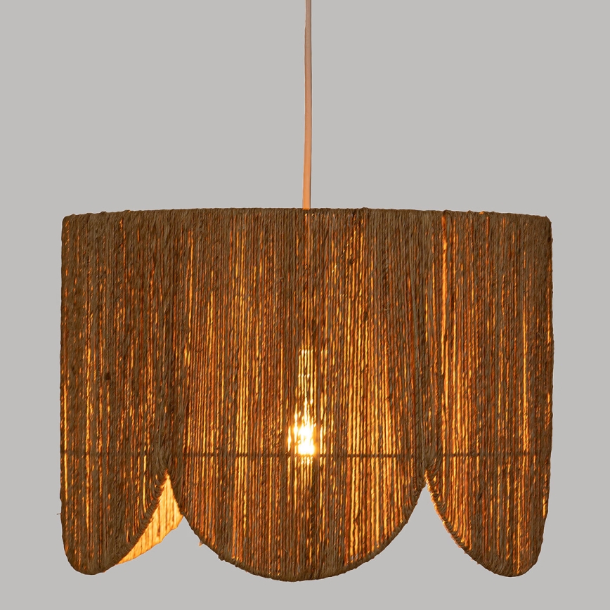 Atmosphera - Candeeiro suspenso JANICE 1xE27/40W/230V juta