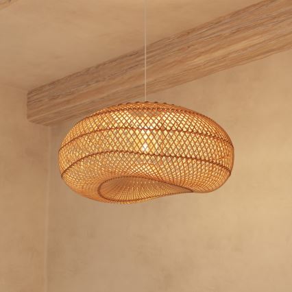 Atmosphera - Candeeiro suspenso JENY 1xE27/40W/230V vime