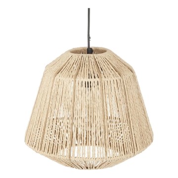 Atmosphera - Candeeiro suspenso JILY 1xE27/40W/230V juta bege