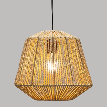 Atmosphera - Candeeiro suspenso JILY 1xE27/40W/230V juta bege