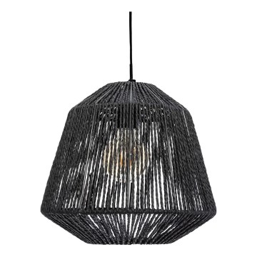 Atmosphera - Candeeiro suspenso JILY 1xE27/40W/230V juta preto