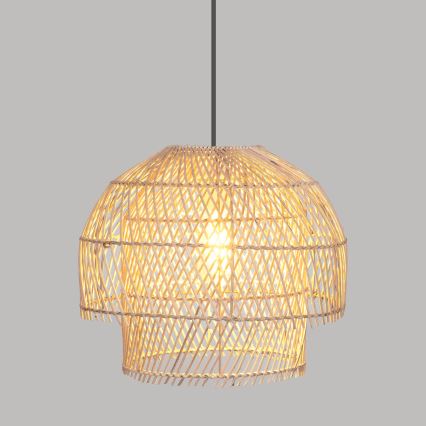 Atmosphera - Candeeiro suspenso KERY 1xE27/40W/230V vime