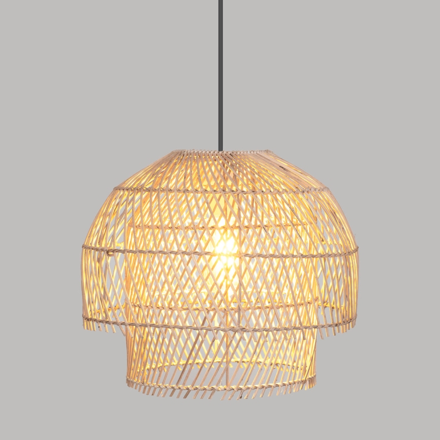Atmosphera - Candeeiro suspenso KERY 1xE27/40W/230V vime