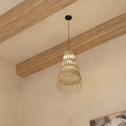 Atmosphera - Candeeiro suspenso LAHYS 1xE27/40W/230V cana