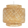 Atmosphera - Candeeiro suspenso LIBY 1xE27/40W/230V bambu