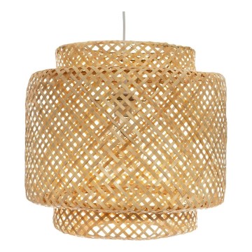 Atmosphera - Candeeiro suspenso LIBY 1xE27/40W/230V bambu
