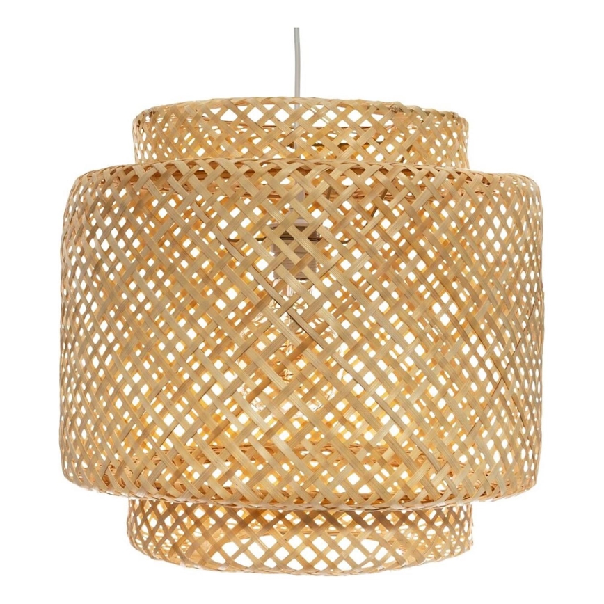 Atmosphera - Candeeiro suspenso LIBY 1xE27/40W/230V bambu