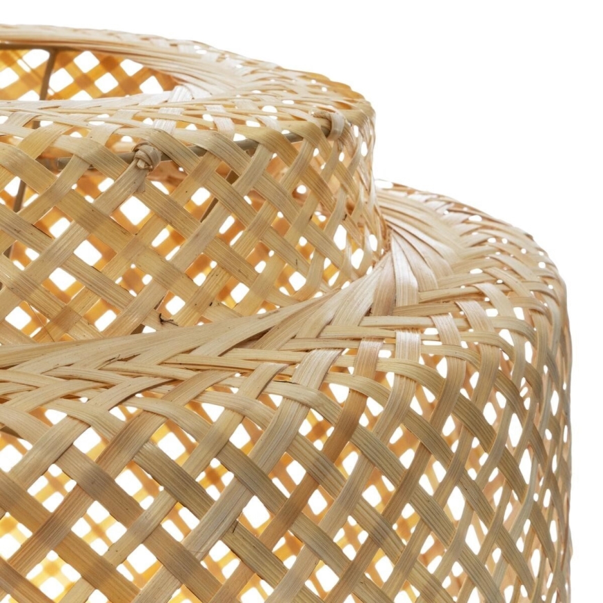 Atmosphera - Candeeiro suspenso LIBY 1xE27/40W/230V bambu