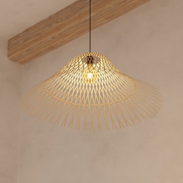 Atmosphera - Candeeiro suspenso MOXA 1xE27/60W/230V bambu