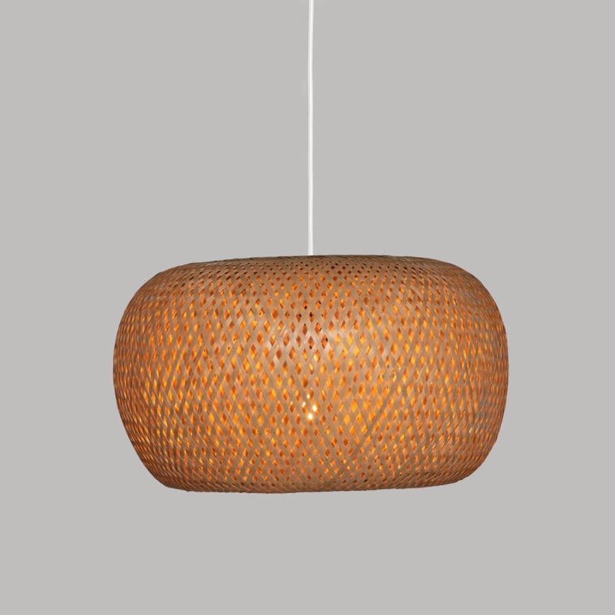 Atmosphera - Candeeiro suspenso NAM 1xE27/40W/230V bambu