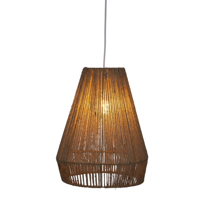 Atmosphera - Candeeiro suspenso PALM 1xE27/40W/230V juta