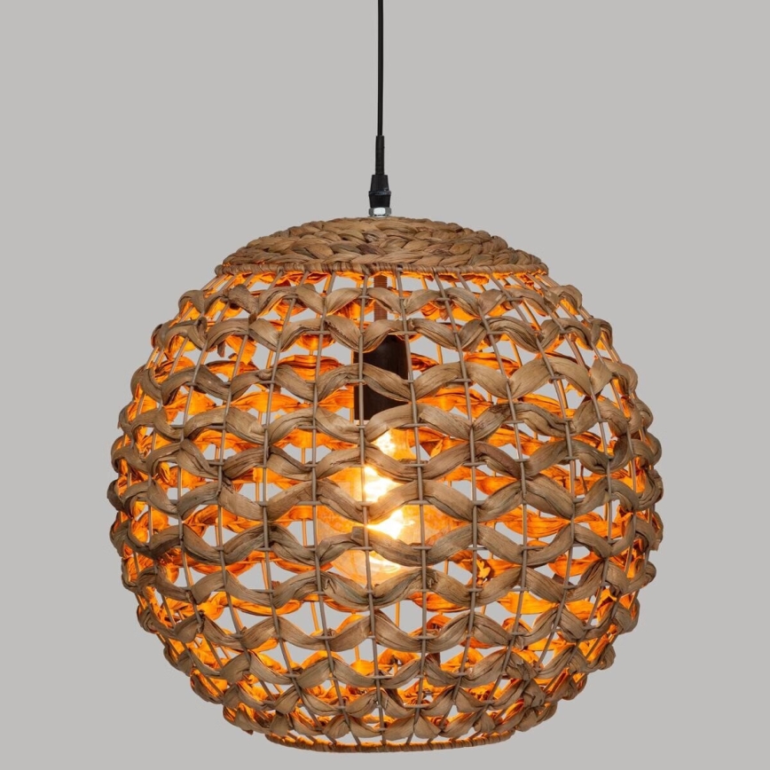Atmosphera - Candeeiro suspenso SAND 1xE27/40W/230V Jacinto-de-água