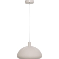 Atmosphera - Candeeiro suspenso SAVIO 1xE27/40W/230V bege