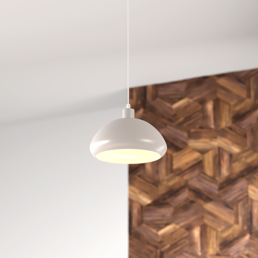 Atmosphera - Candeeiro suspenso SAVIO 1xE27/40W/230V bege