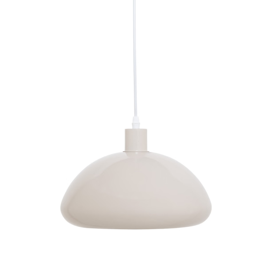 Atmosphera - Candeeiro suspenso SAVIO 1xE27/40W/230V bege