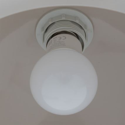 Atmosphera - Candeeiro suspenso SAVIO 1xE27/40W/230V bege
