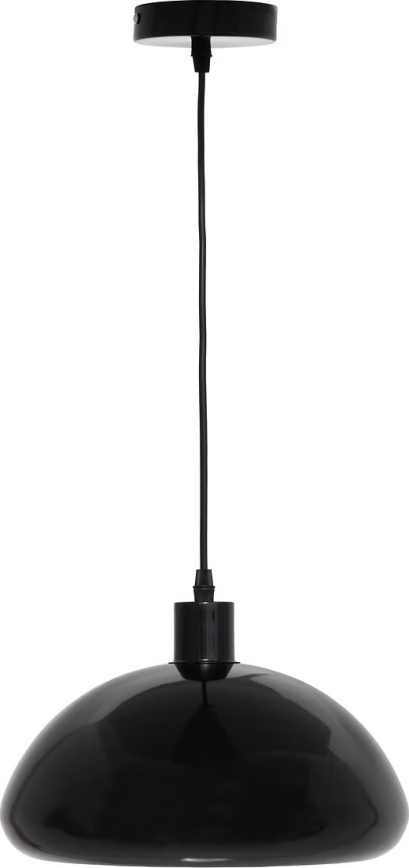 Atmosphera - Candeeiro suspenso SAVIO 1xE27/40W/230V preto