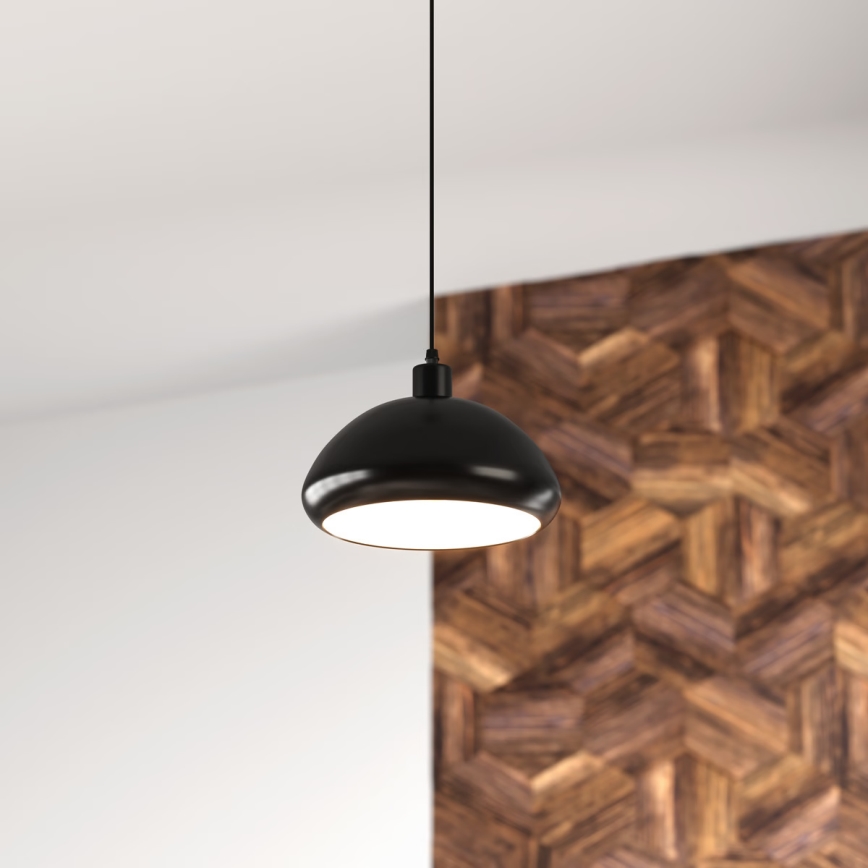 Atmosphera - Candeeiro suspenso SAVIO 1xE27/40W/230V preto