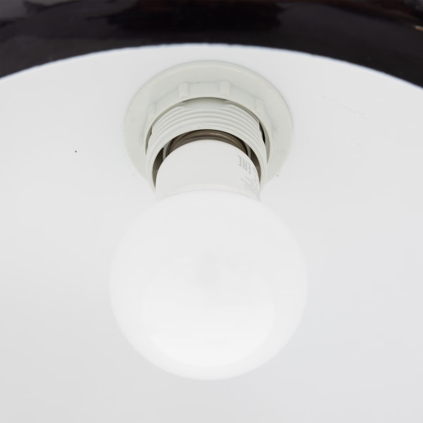Atmosphera - Candeeiro suspenso SAVIO 1xE27/40W/230V preto