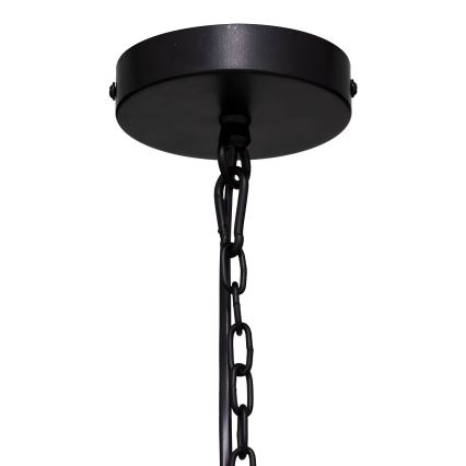 Atmosphera - Candeeiro suspenso SILAS 1xE27/40W/230V pinho