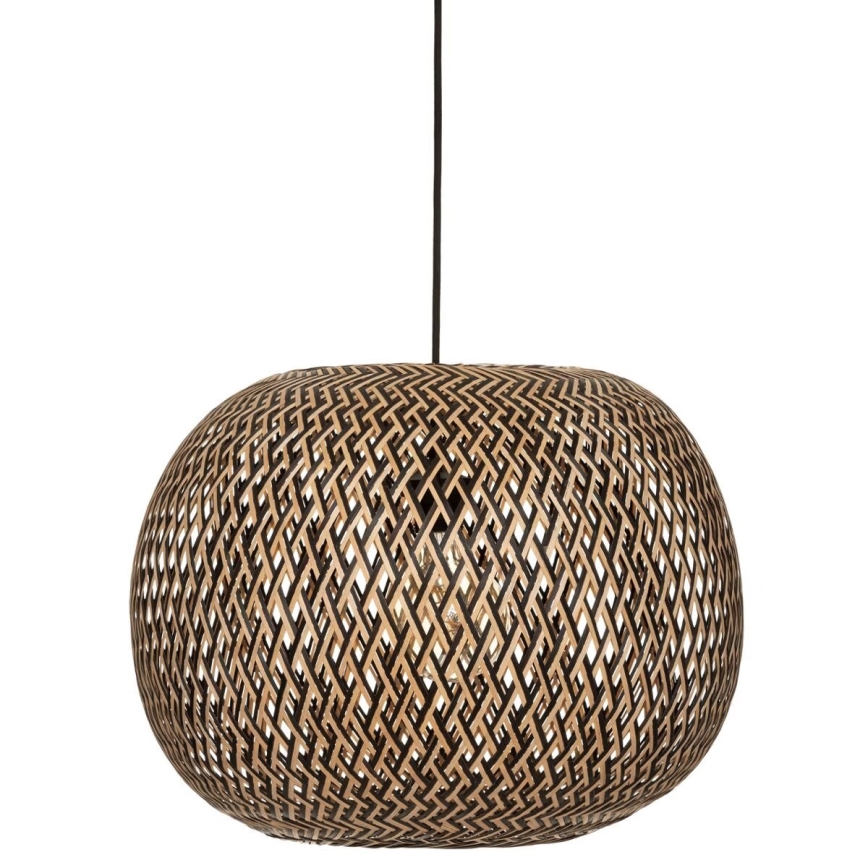 Atmosphera - Candeeiro suspenso SINAI 1xE27/40W/230V bambu