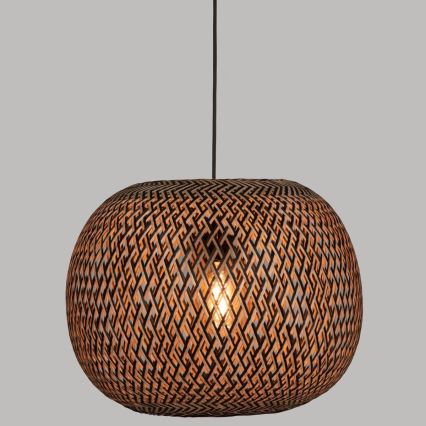 Atmosphera - Candeeiro suspenso SINAI 1xE27/40W/230V bambu