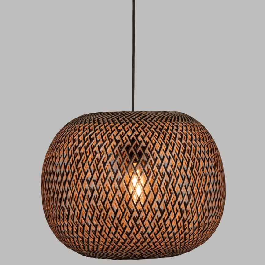 Atmosphera - Candeeiro suspenso SINAI 1xE27/40W/230V bambu