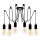 Atmosphera - Candeeiro suspenso UDELL 6xE27/40W/230V aranha
