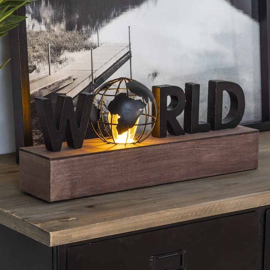 Atmosphera - Decoração LED WORLD LED/2xAAA