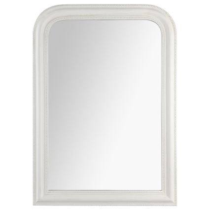 Atmosphera - Espelho de parede ADELE 104x74 cm pinho/branco