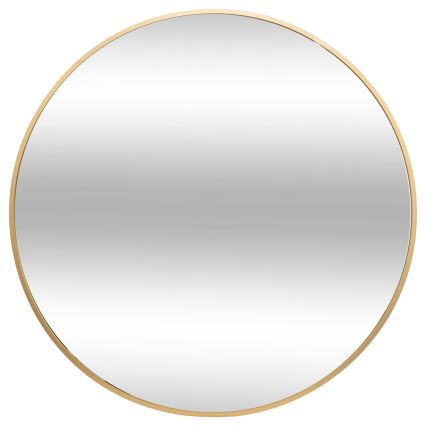 Atmosphera - Espelho de parede ALICE diâmetro 70 cm dourado