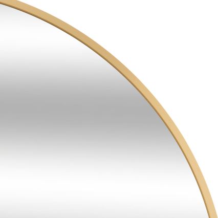Atmosphera - Espelho de parede ALICE diâmetro 70 cm dourado