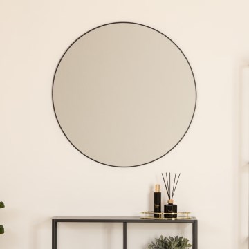 Atmosphera - Espelho de parede ALICE diâmetro 76 cm preto