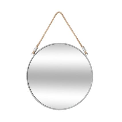 Atmosphera - Espelho de parede EDEN diâmetro 38 cm prateado