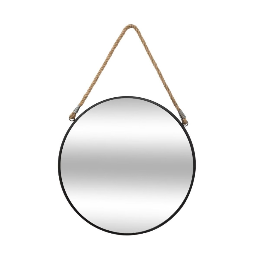 Atmosphera - Espelho de parede EDEN diâmetro 38 cm preto
