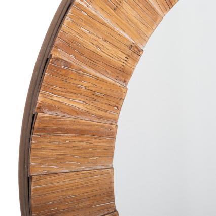 Atmosphera - Espelho de parede PAMELA diâmetro 83 cm abeto