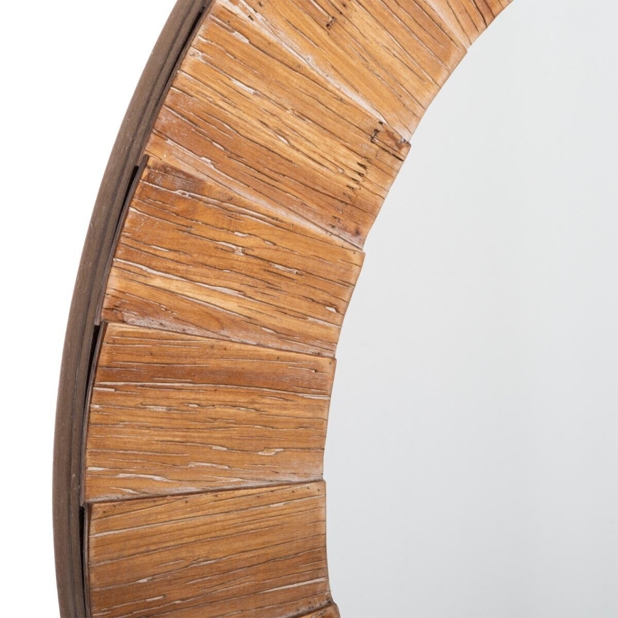 Atmosphera - Espelho de parede PAMELA diâmetro 83 cm abeto