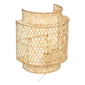 Atmosphera - Iluminação de parede LIBY 1xE27/40W/230V bambu