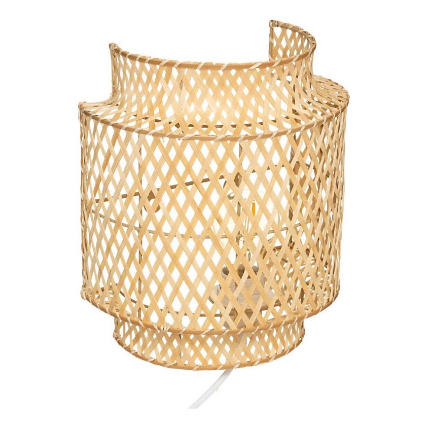 Atmosphera - Iluminação de parede LIBY 1xE27/40W/230V bambu