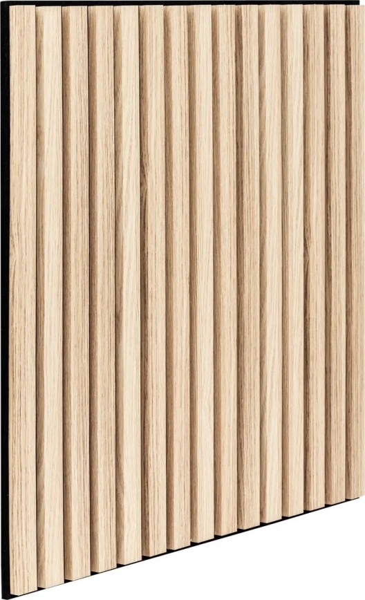 Atmosphera - Painel decorativo de parede 3D 60x60 cm castanho claro