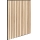 Atmosphera - Painel decorativo de parede 3D 60x60 cm castanho claro