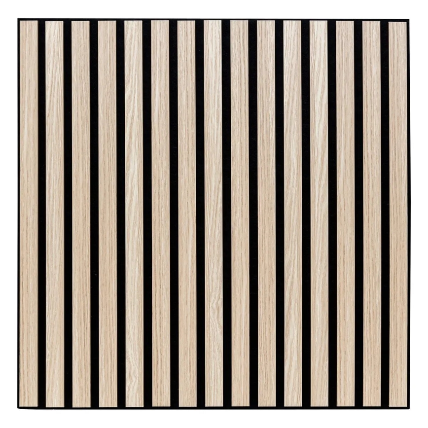 Atmosphera - Painel decorativo de parede 3D 60x60 cm castanho claro