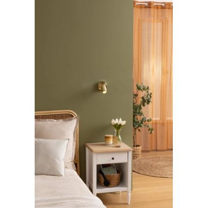 Atmosphera - Spot de parede VICO 1xGU10/25W/230V dourado