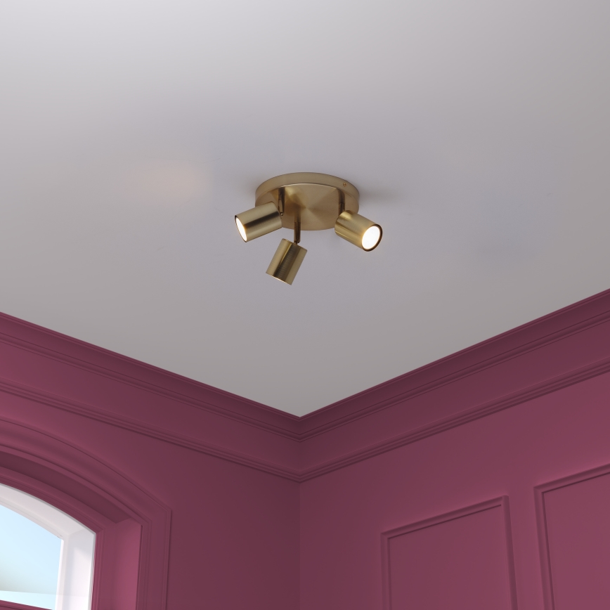 Atmosphera - Spot VICO 3xGU10/25W/230V dourado