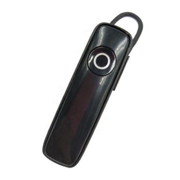 Auricular de mãos livres com microfone preto