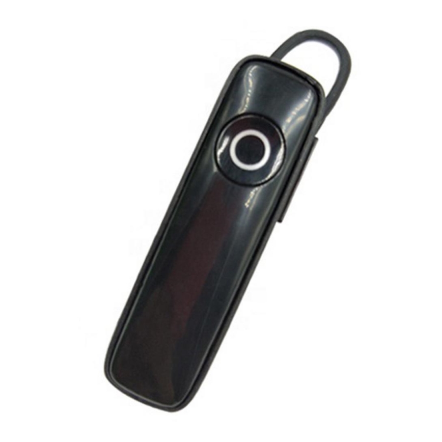Auricular de mãos livres com microfone preto
