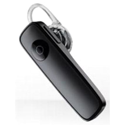 Auricular de mãos livres com microfone preto