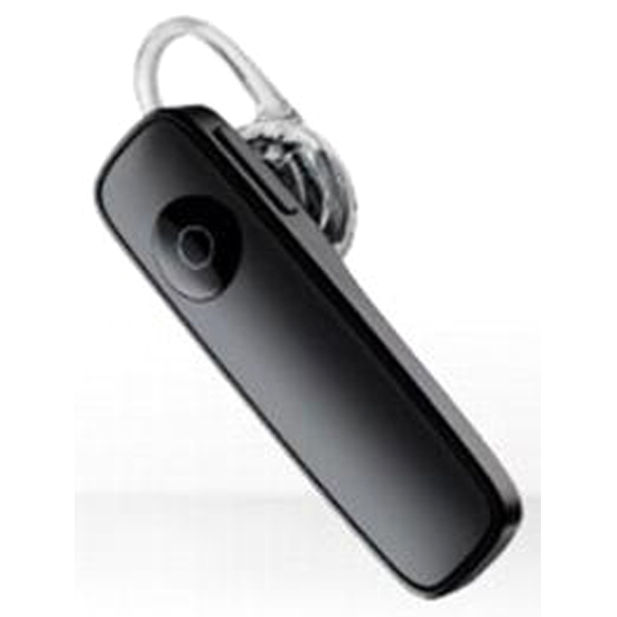Auricular de mãos livres com microfone preto