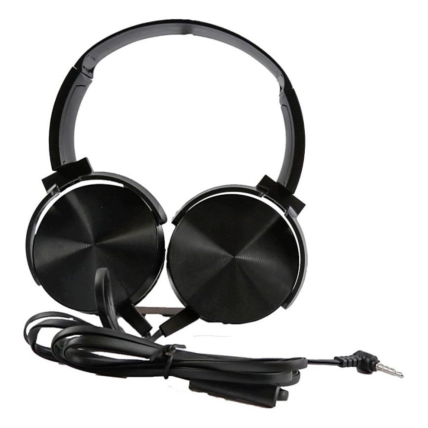 Auriculares com fio com microfone mini-jack C