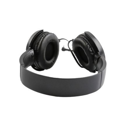 Auriculares com fio com microfone mini-jack C